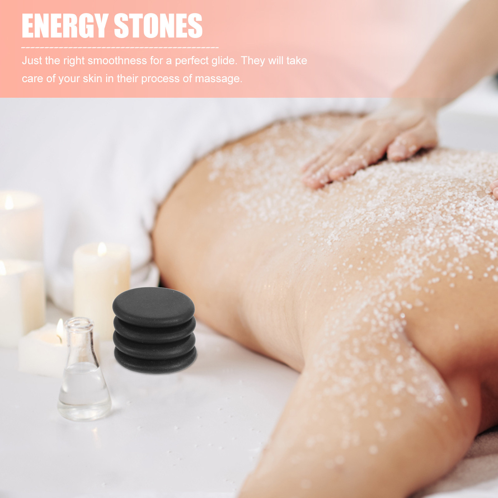 10Pcs Volcanic Hot Stones Natu - đánh giá và giá Foot Spa