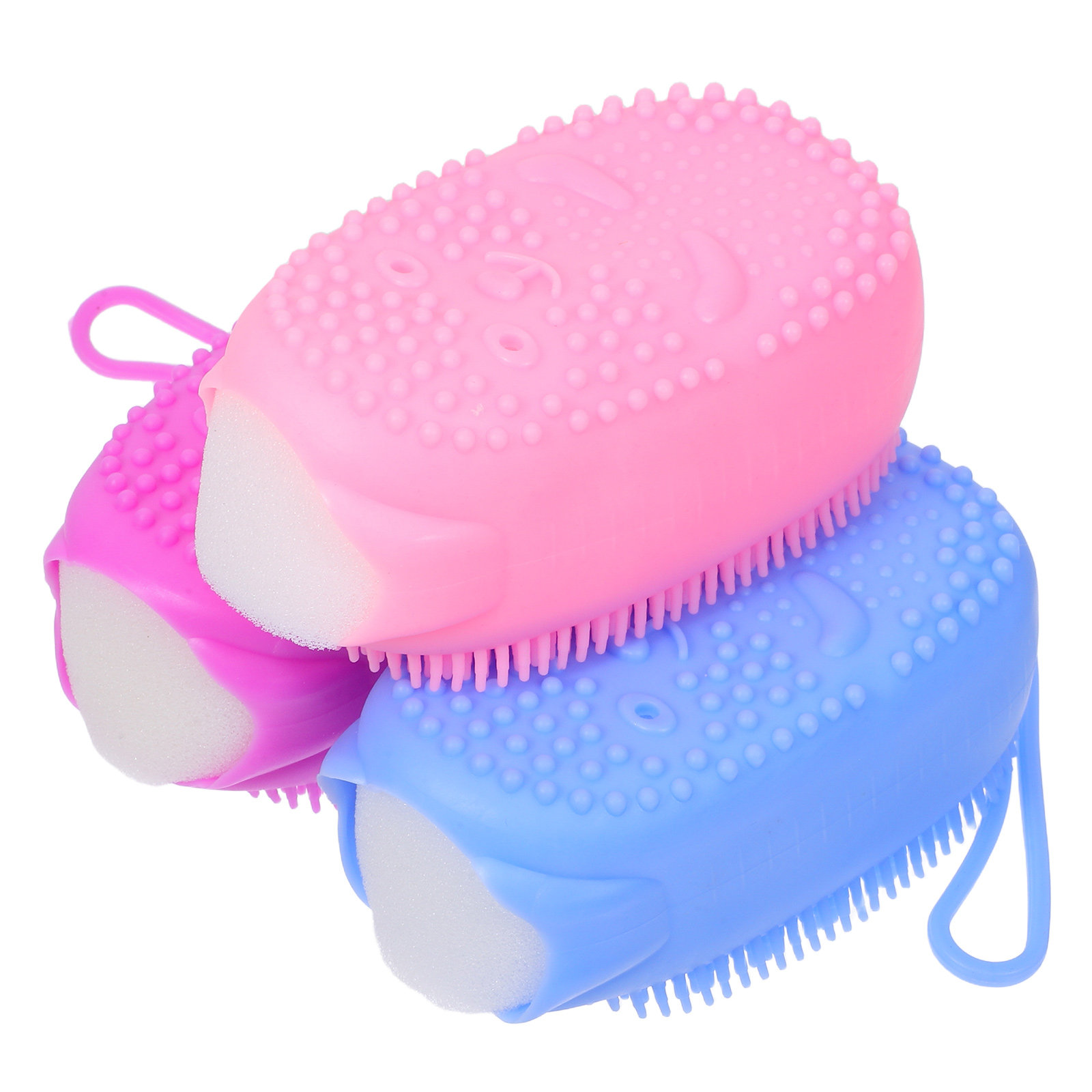 3 Pcs Exfoliating Sponge Body  - đánh giá và giá Body Brush