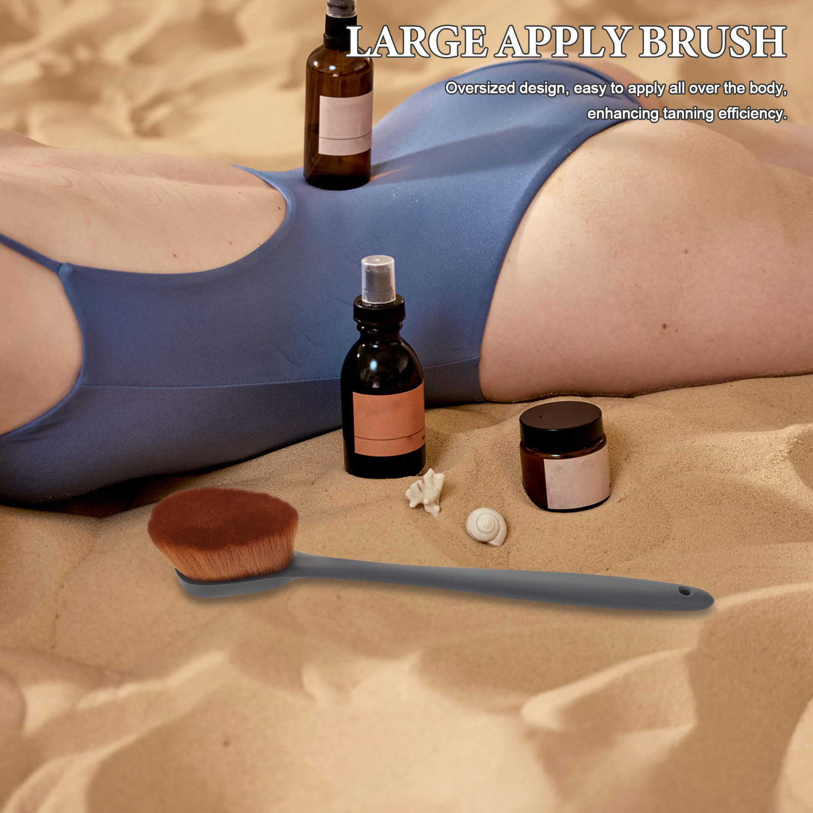 Extra Large Self Tanning Body  - đánh giá và giá Body Brush