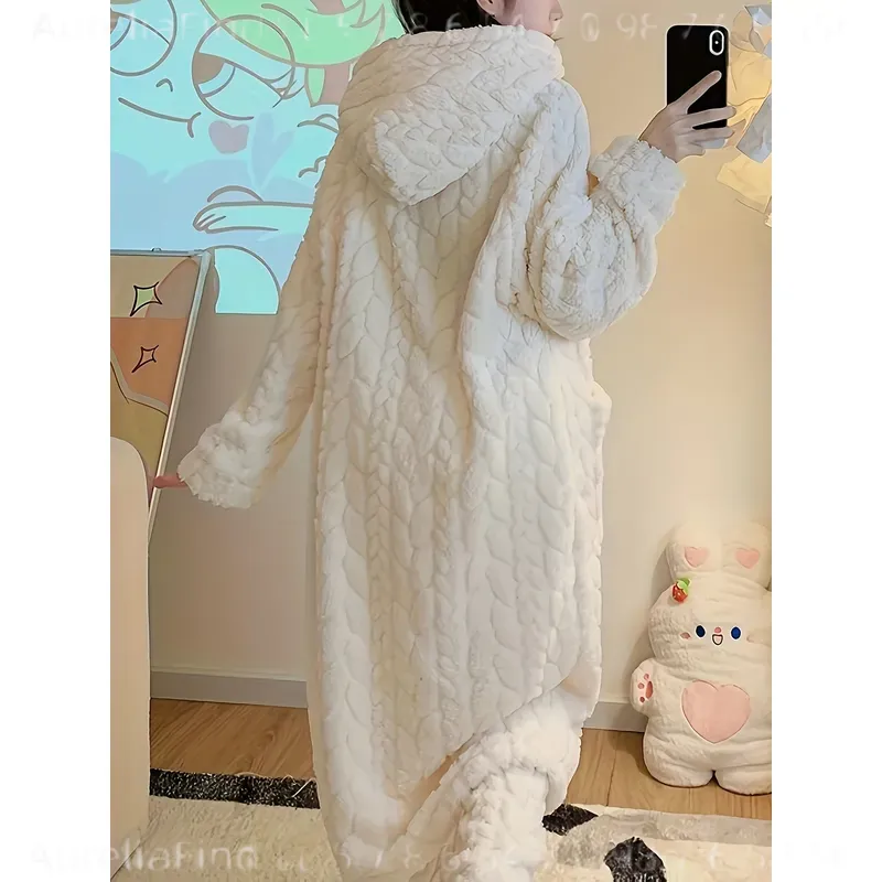 Women's Flannel Robe Autumn Wi - đánh giá và giá Bathrobe